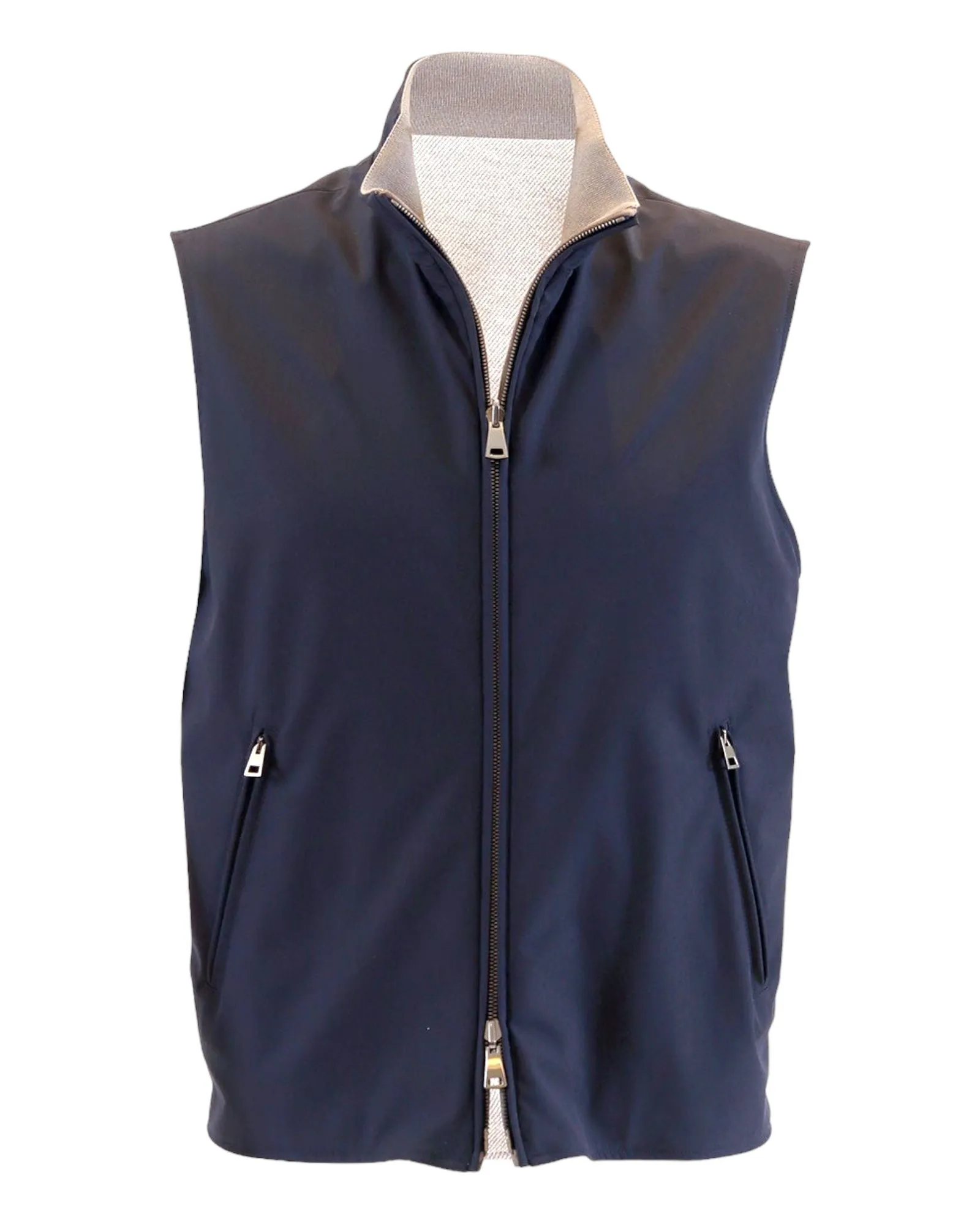 Reversible Vest - Navy/Grey