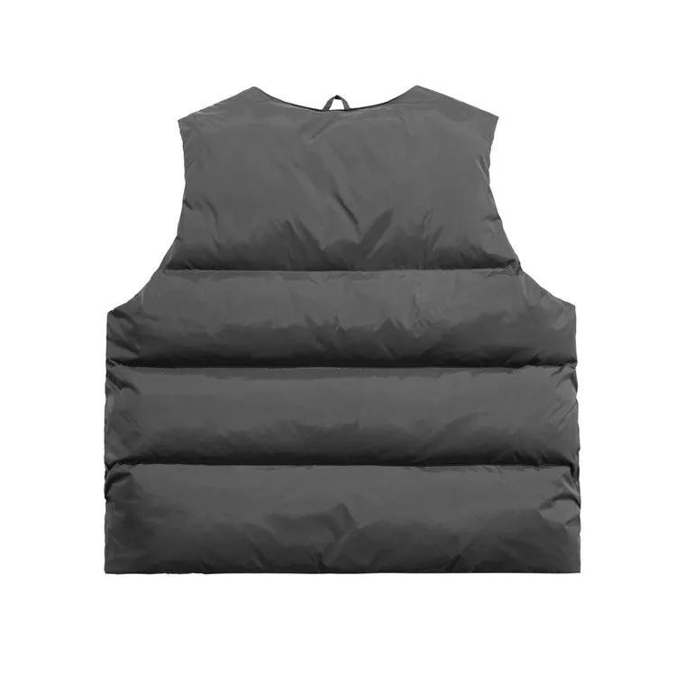 Ribbed Puffer Vest