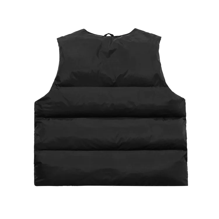 Ribbed Puffer Vest