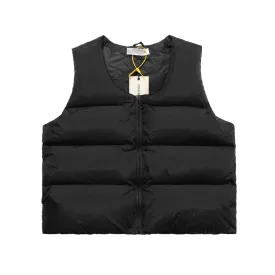 Ribbed Puffer Vest