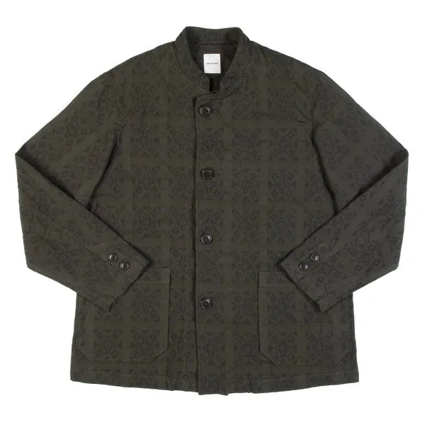 Sage de Cret - Khaki Cotton Jacquard Jacket