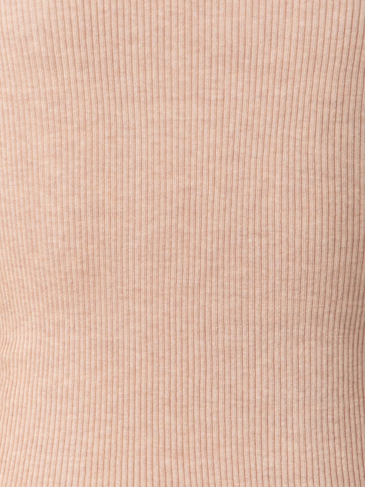 Seamless Crew Neck Sweater in Silk Cotton Rib Knit