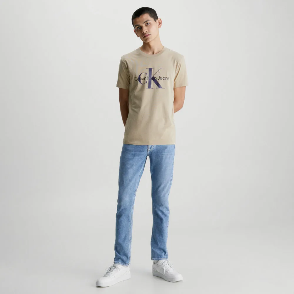 Seasonal Monologo T-Shirt - Brown
