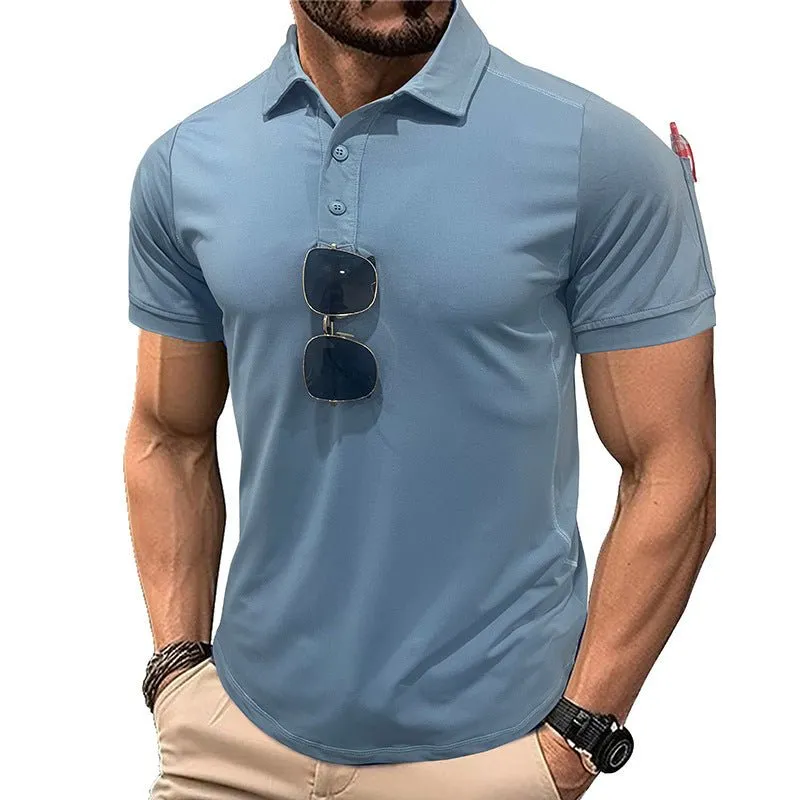 Short Sleeve Quick Drying Polo Shirt