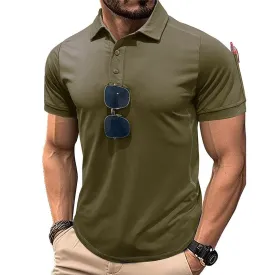 Short Sleeve Quick Drying Polo Shirt