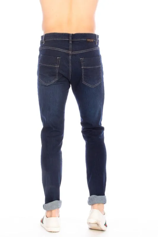SKINNY JEANS - DARK BLUE