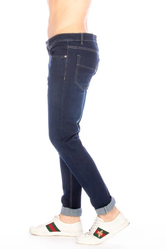 SKINNY JEANS - DARK BLUE