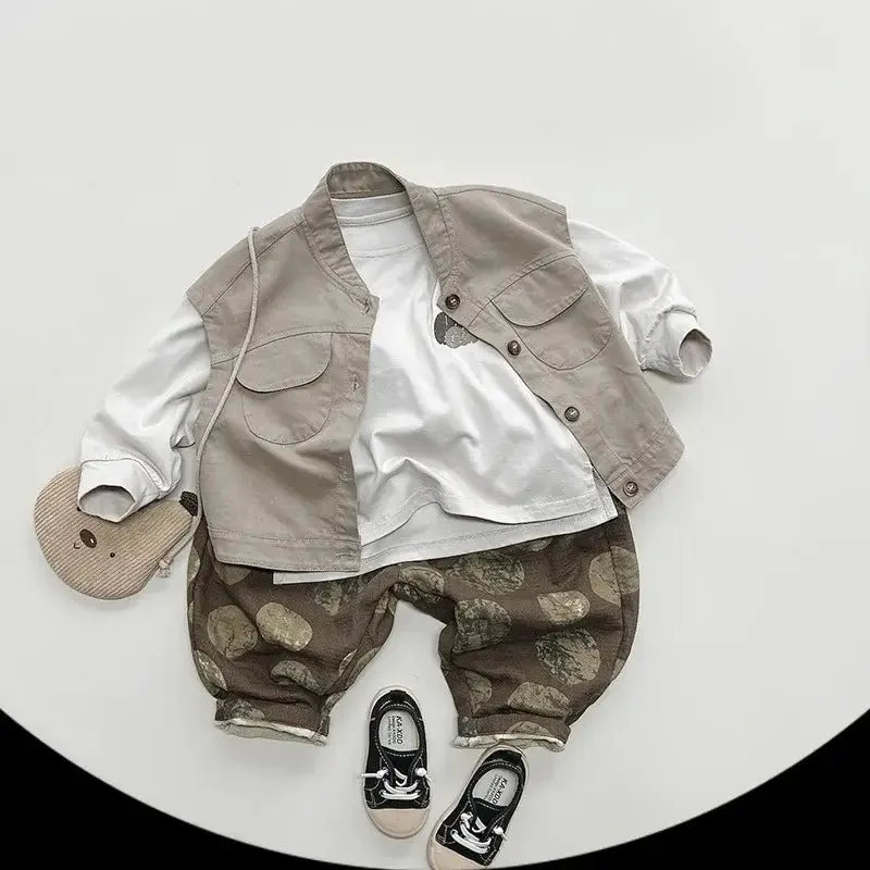Sleeveless Cargo Vest