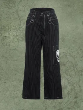 Striped Print Pants