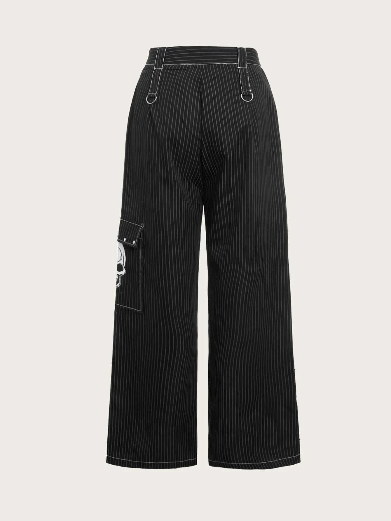 Striped Print Pants
