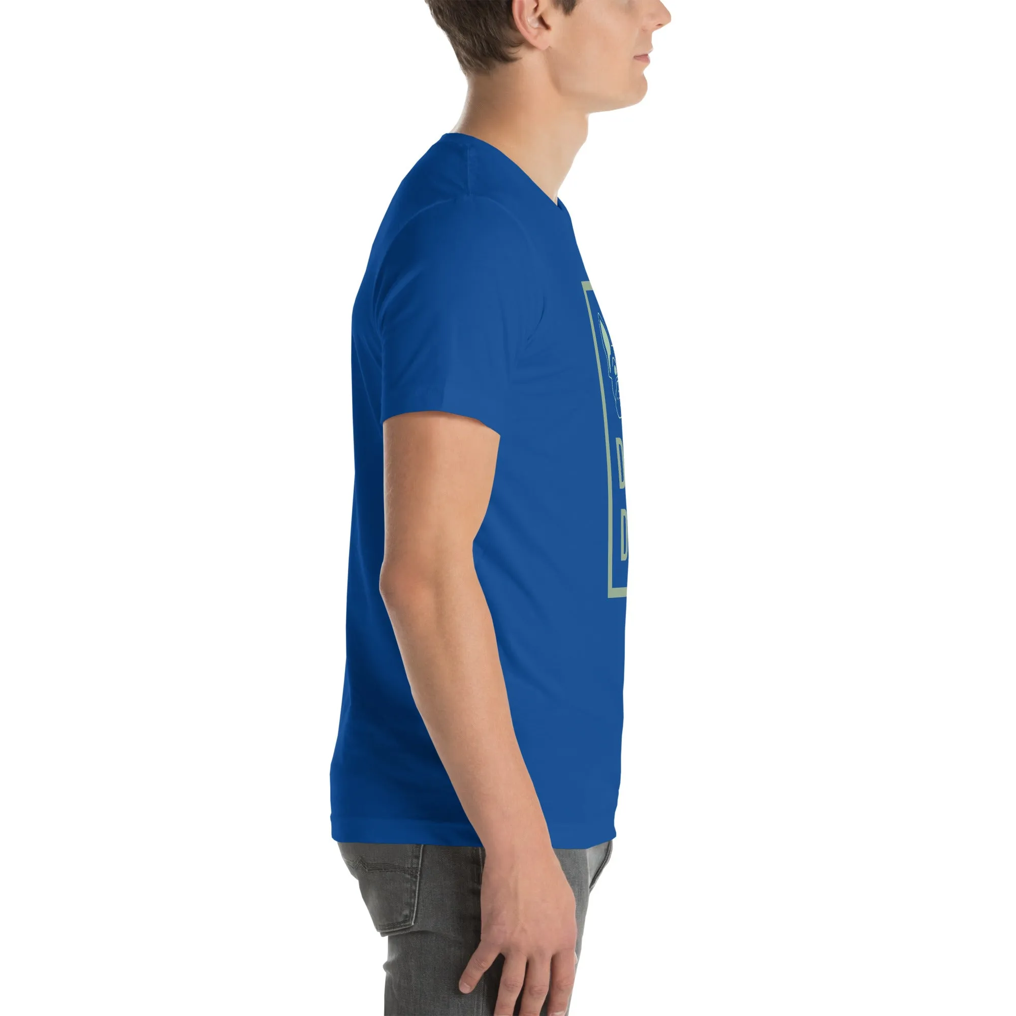 T-Shirts - Dog Dad (Glamourange Pets Staple T-Shirts - Front Print 0012 Model)