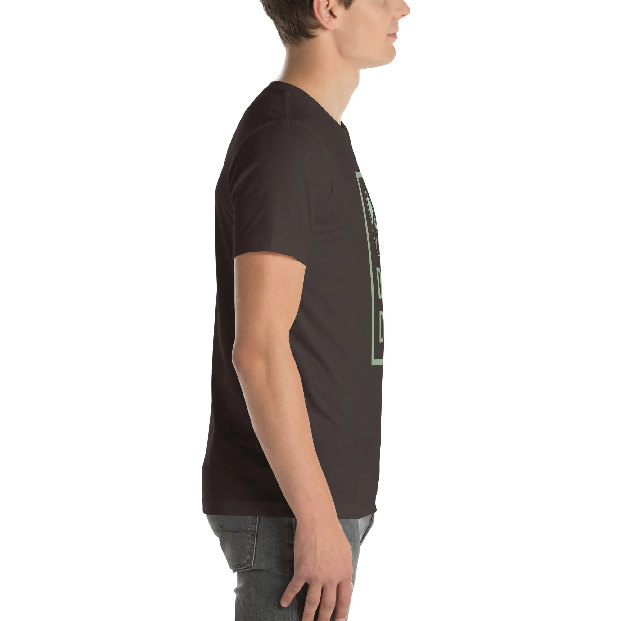 T-Shirts - Dog Dad (Glamourange Pets Staple T-Shirts - Front Print 0012 Model)