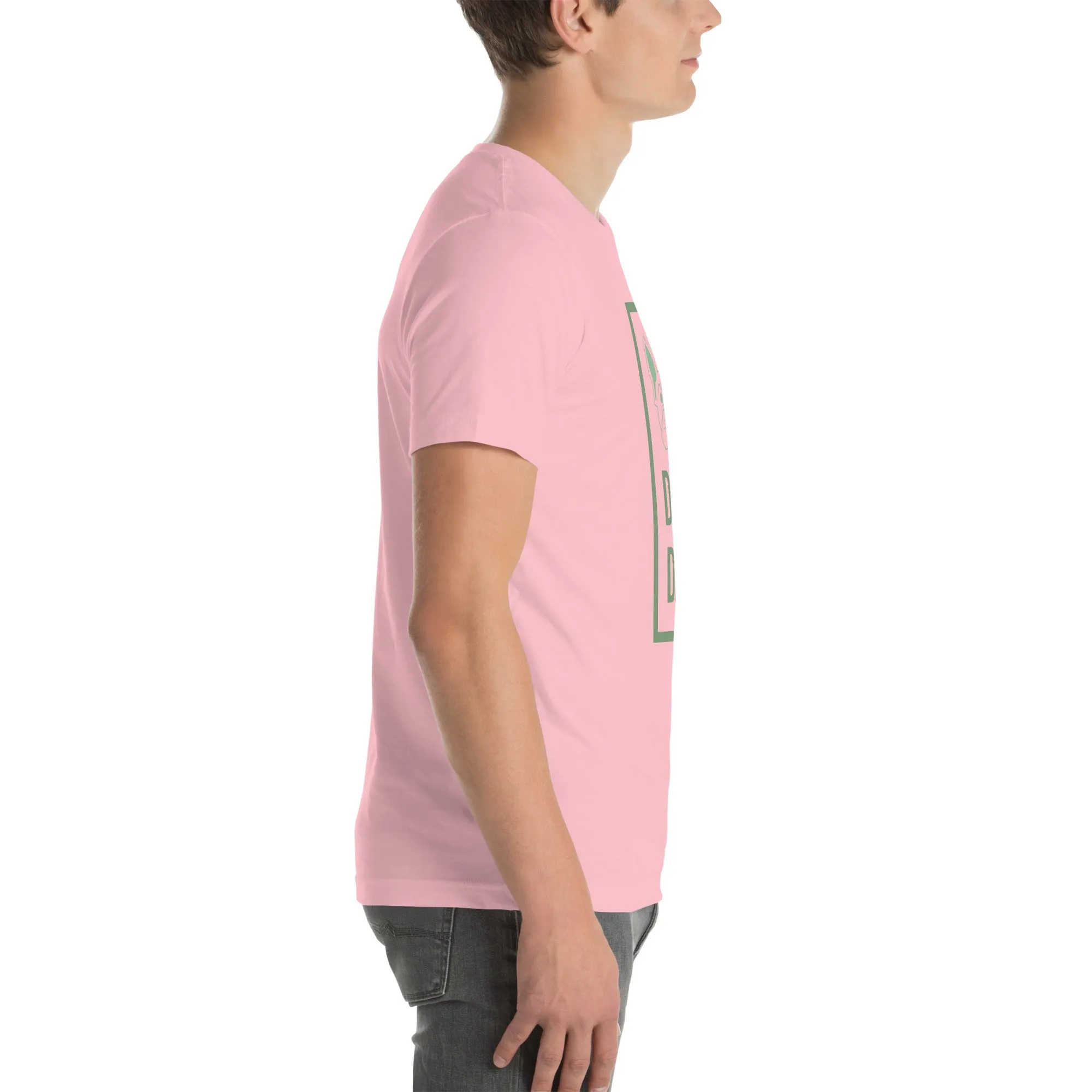 T-Shirts - Dog Dad (Glamourange Pets Staple T-Shirts - Front Print 0012 Model)