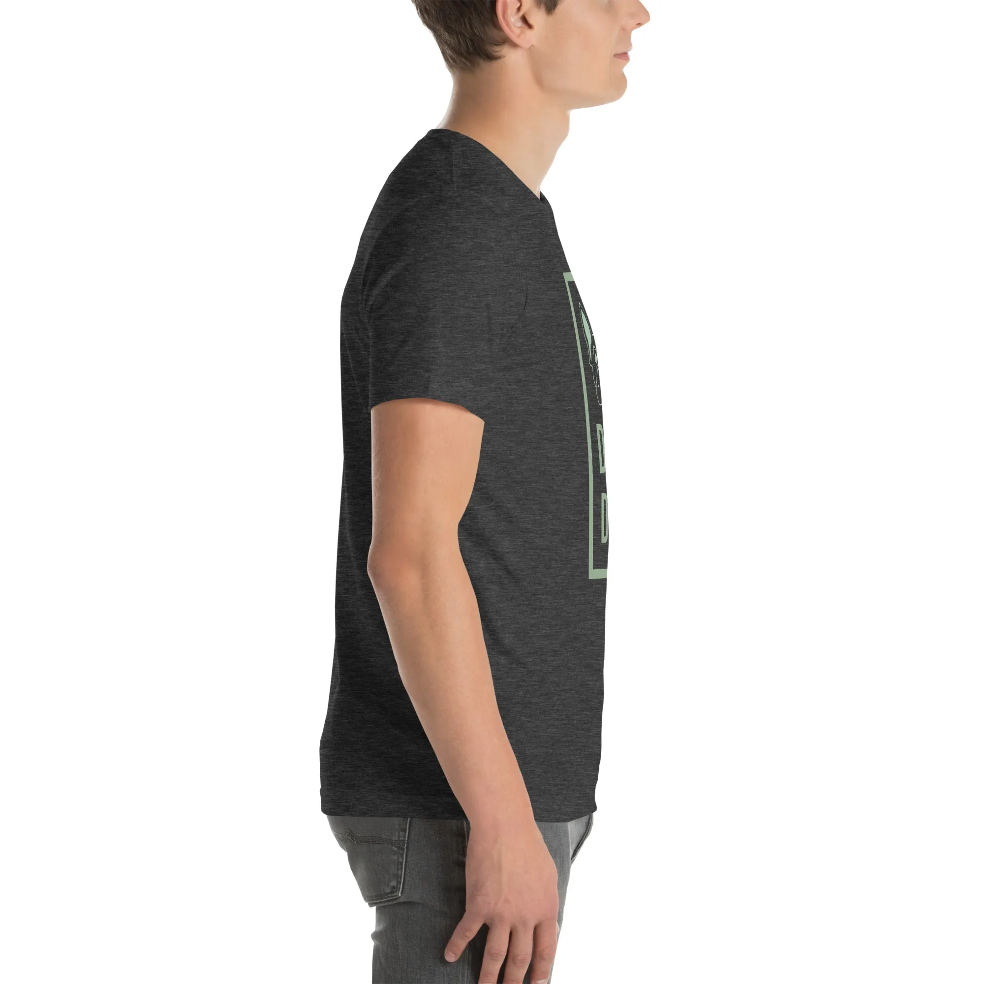 T-Shirts - Dog Dad (Glamourange Pets Staple T-Shirts - Front Print 0012 Model)