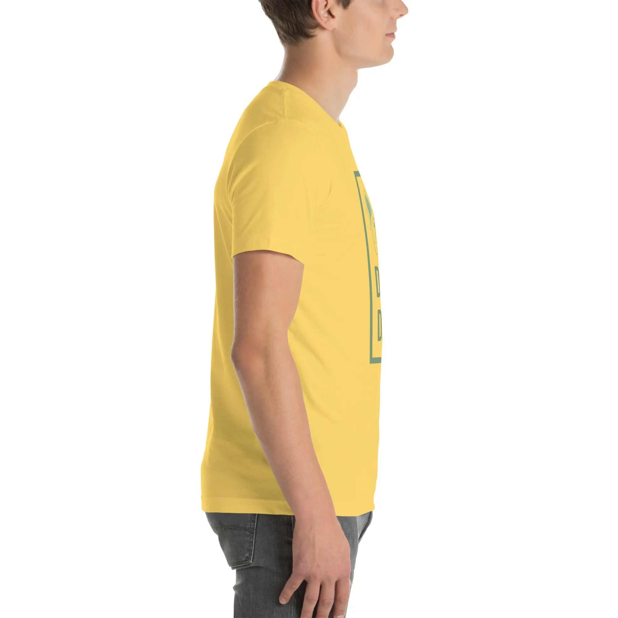 T-Shirts - Dog Dad (Glamourange Pets Staple T-Shirts - Front Print 0012 Model)