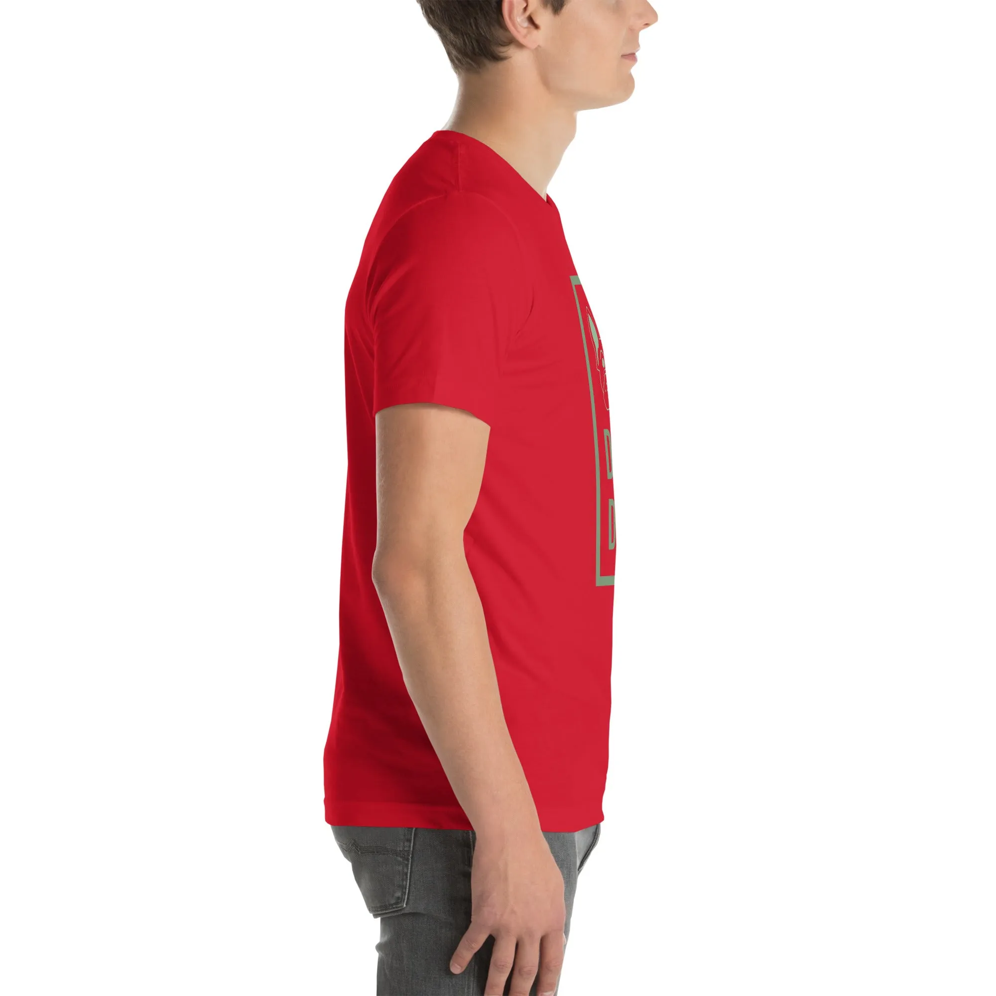 T-Shirts - Dog Dad (Glamourange Pets Staple T-Shirts - Front Print 0012 Model)