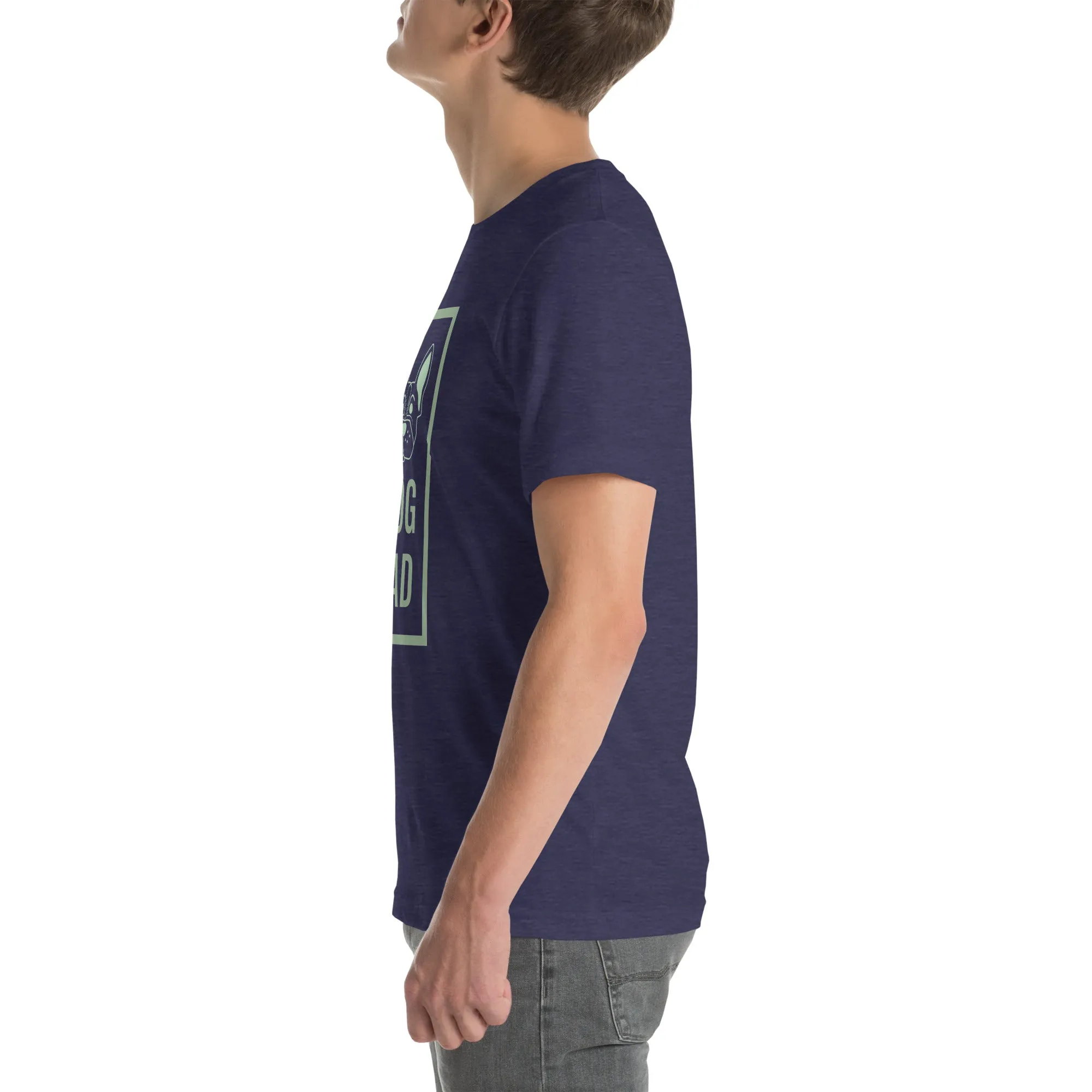 T-Shirts - Dog Dad (Glamourange Pets Staple T-Shirts - Front Print 0012 Model)