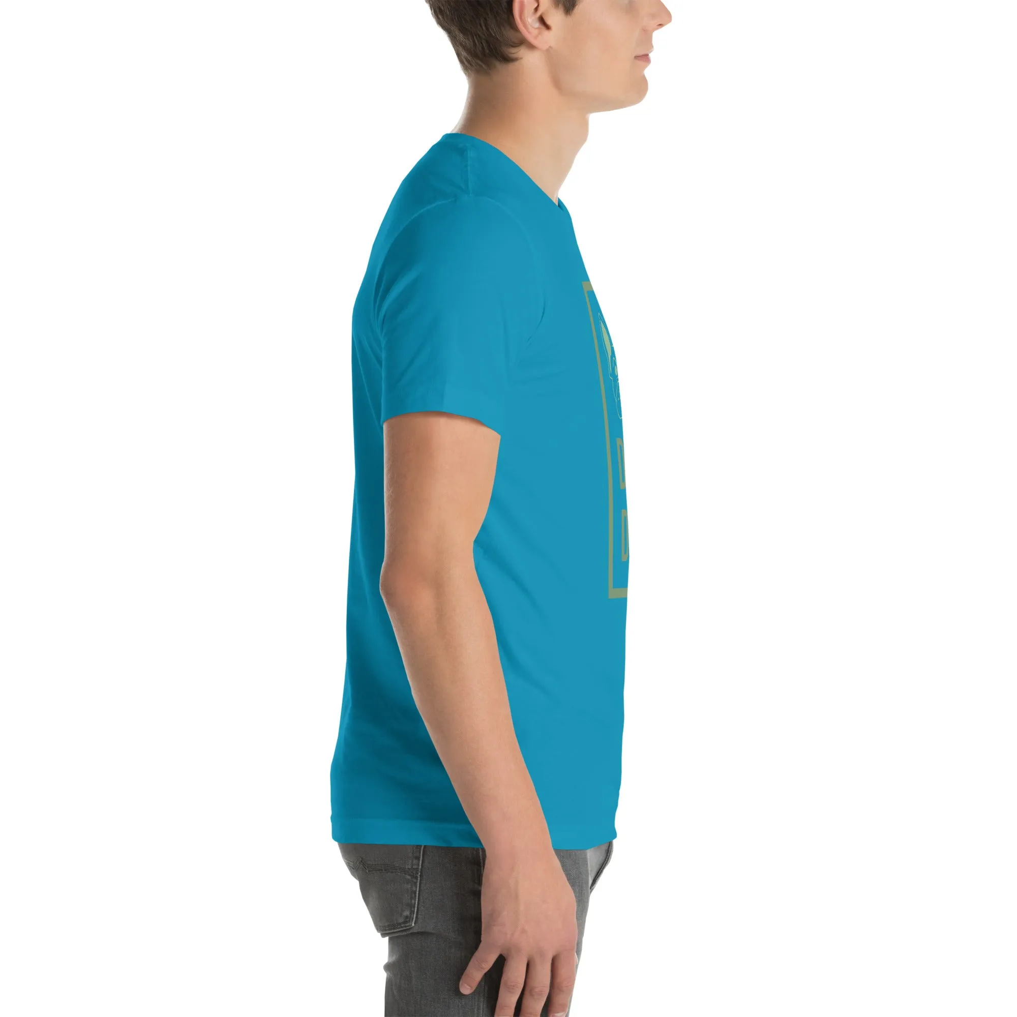 T-Shirts - Dog Dad (Glamourange Pets Staple T-Shirts - Front Print 0012 Model)