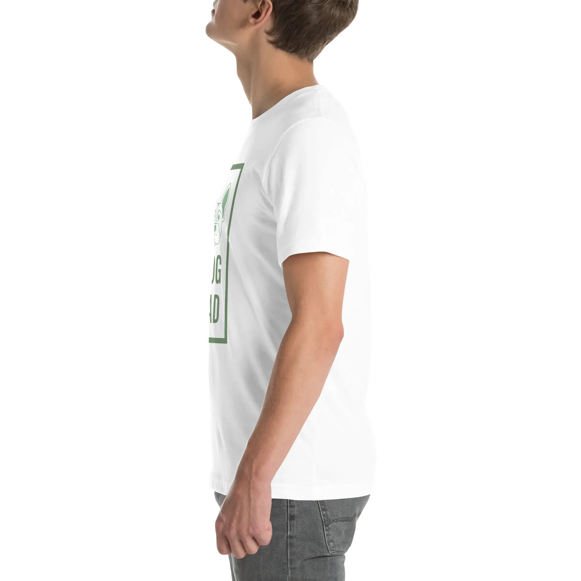 T-Shirts - Dog Dad (Glamourange Pets Staple T-Shirts - Front Print 0012 Model)