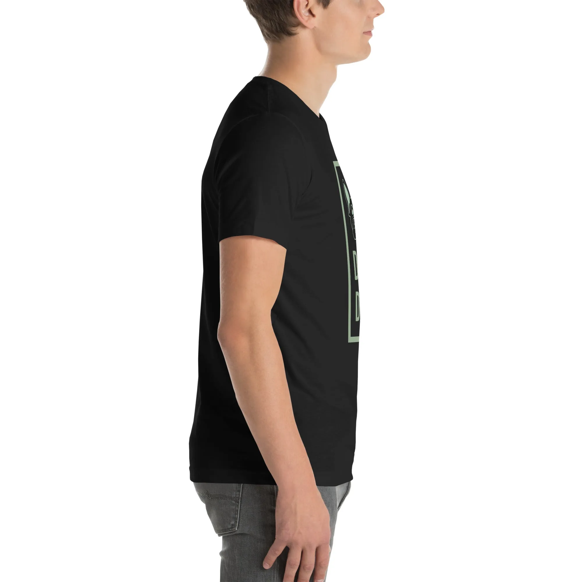 T-Shirts - Dog Dad (Glamourange Pets Staple T-Shirts - Front Print 0012 Model)