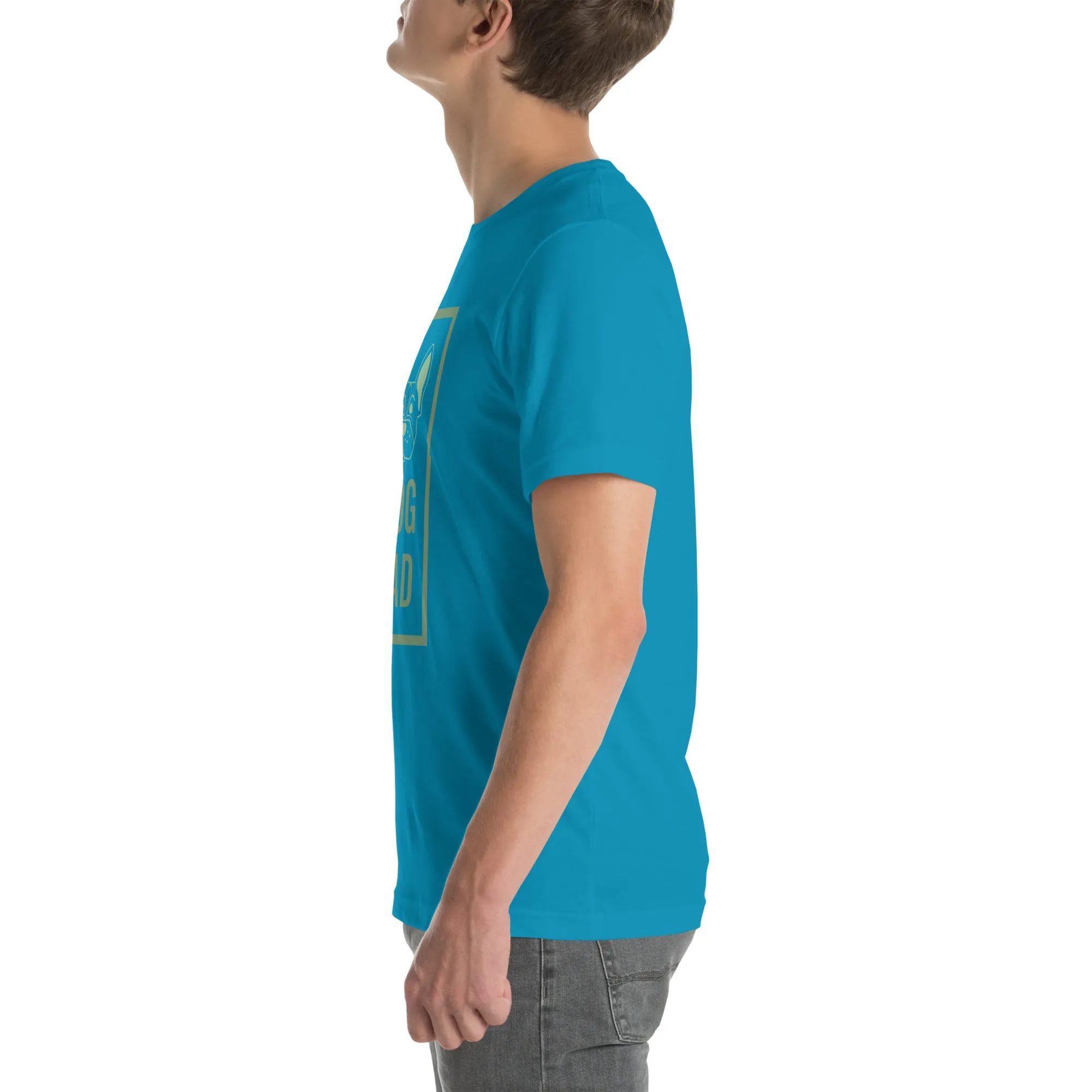 T-Shirts - Dog Dad (Glamourange Pets Staple T-Shirts - Front Print 0012 Model)