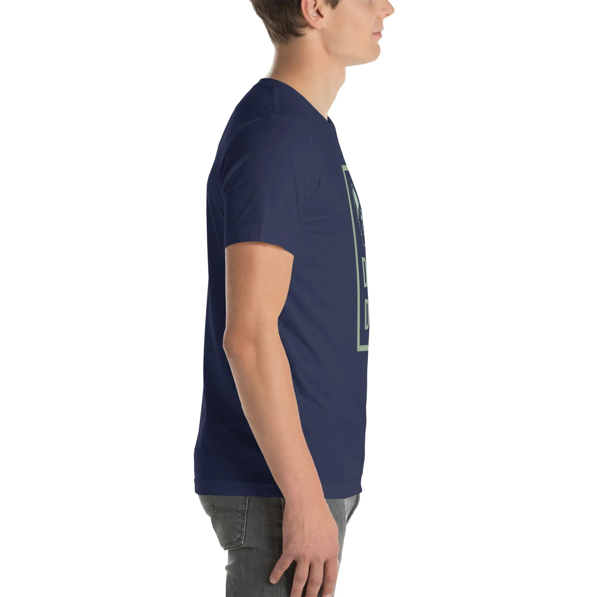 T-Shirts - Dog Dad (Glamourange Pets Staple T-Shirts - Front Print 0012 Model)