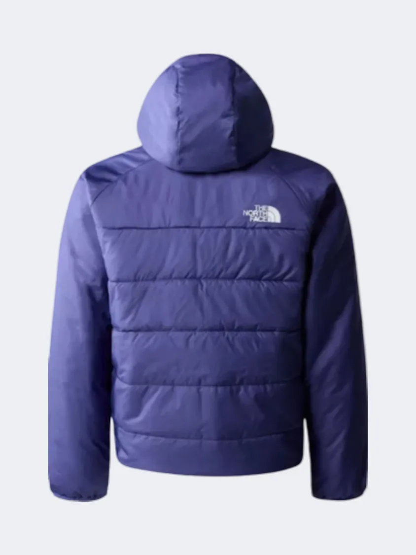 The North Face Reversible Perrito Boys Lifestyle Jacket Blue/Almond Brown