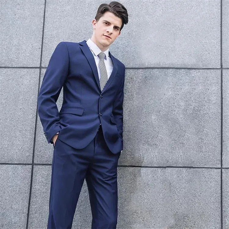 Trend4us Classic Three-Piece Formal Suit for Men