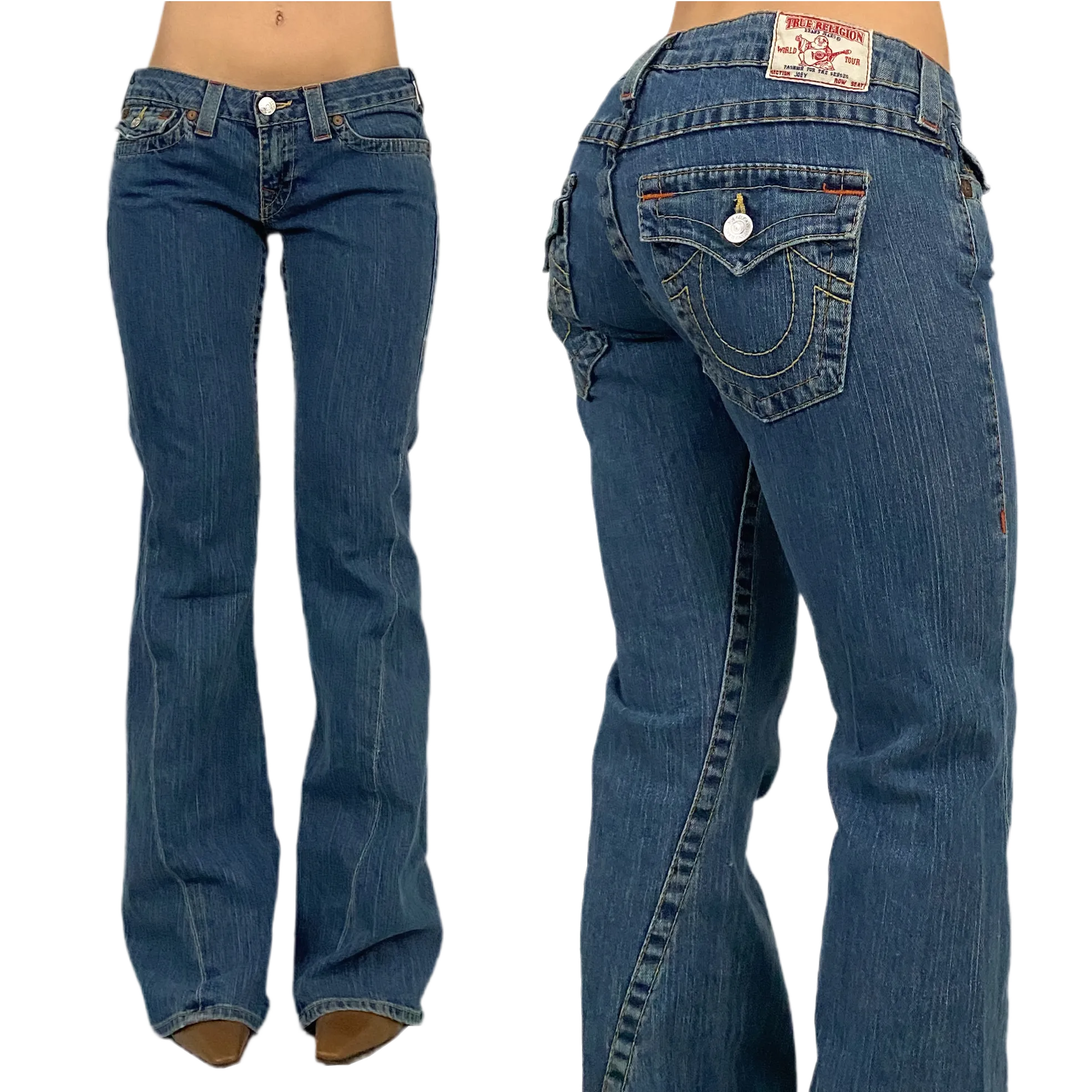True Religion Low Rise Jeans (M)