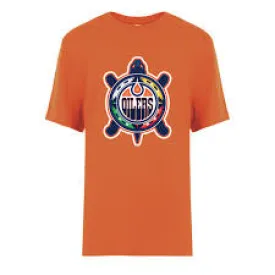Turtle orange Oilers T-shirt (Adult)