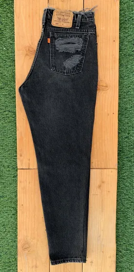 W31 Black 1960s Vintage Levi's Jean
