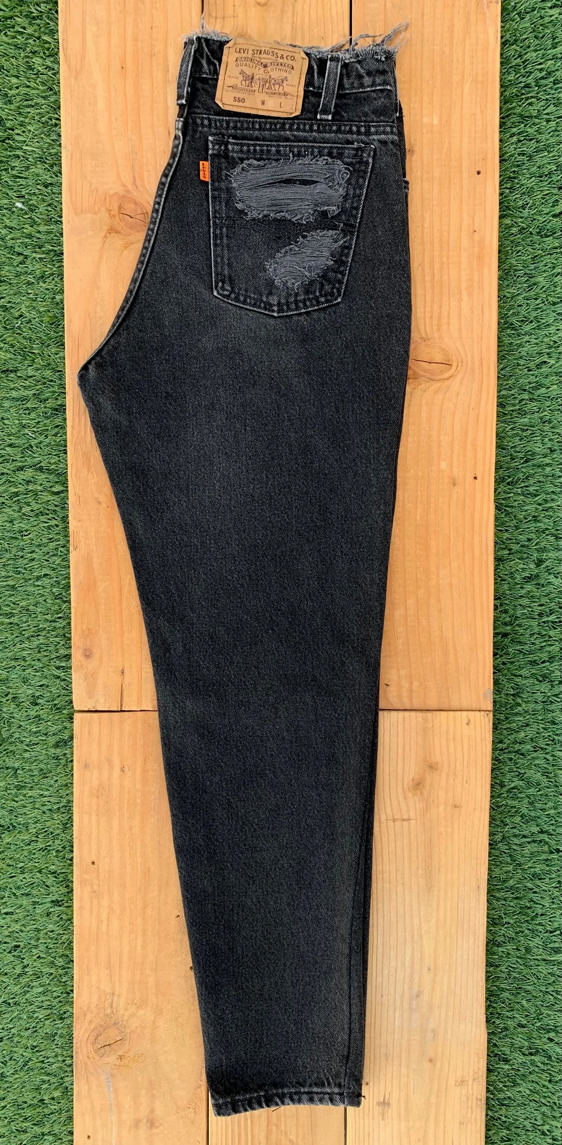W31 Black 1960s Vintage Levi's Jean