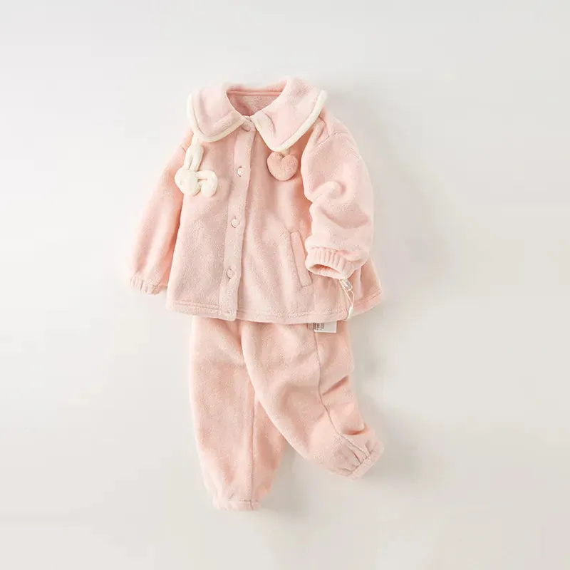 Winter Children's Girl's Pajama Suit