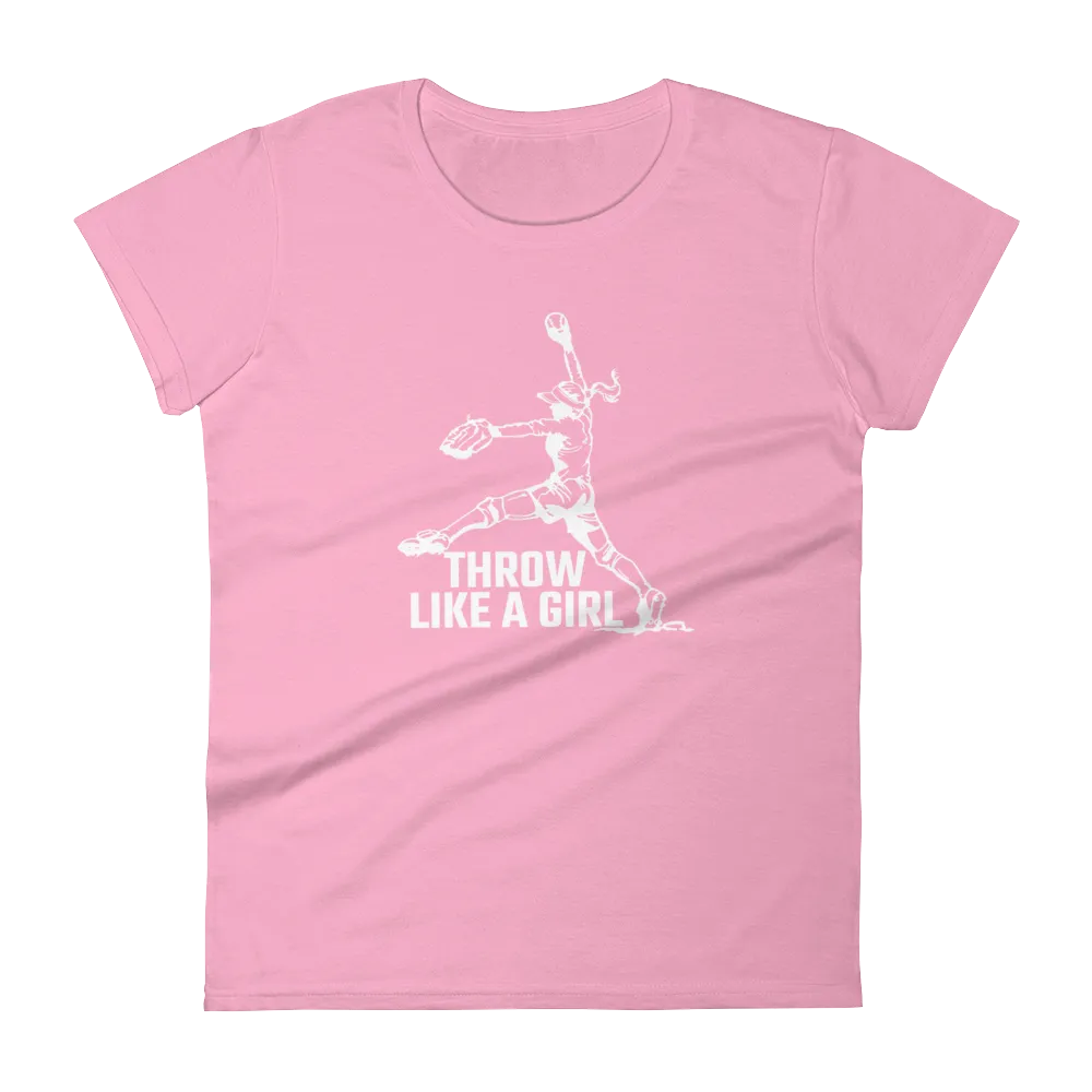 Women's Throw Like A Girl T-Shirt