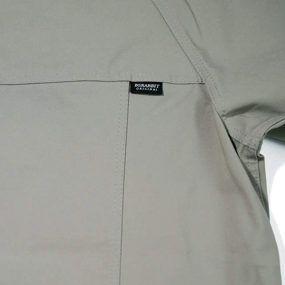 WORK STRETCH 3L HOODED JACKET KHAKI