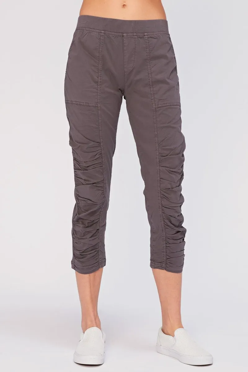 XCVI Geyser Stretch Poplin Crop | Navy, Charcoal