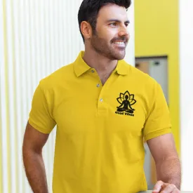 Yoga Vibes Polo Half Sleeve T-Shirt
